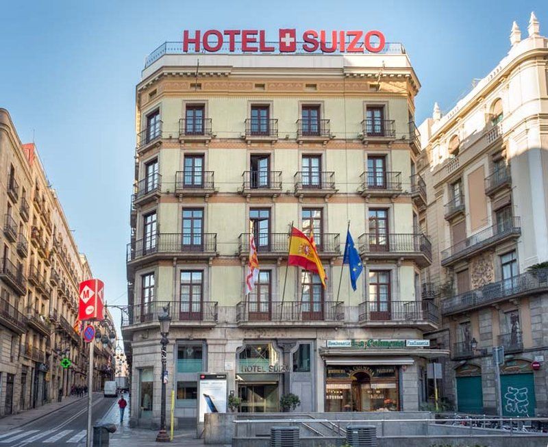 ホテル スイソ バルセロナ エクステリア 写真